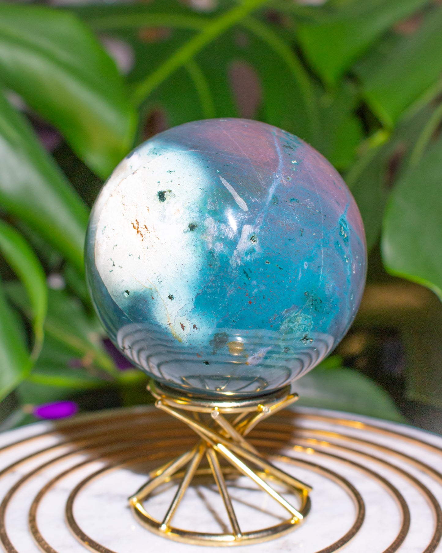 Trix Yogurt Ocean Jasper Sphere