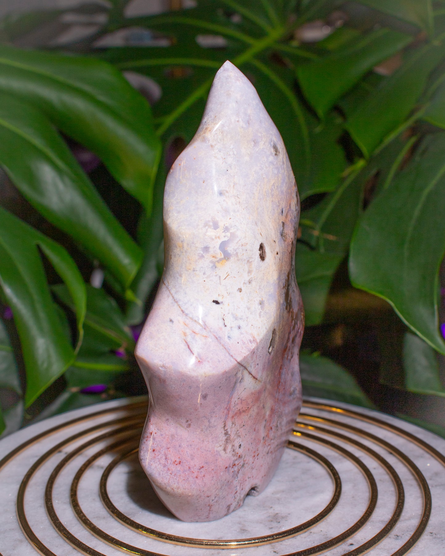 Druzy Pastel Rainbow Ocean Jasper Flame