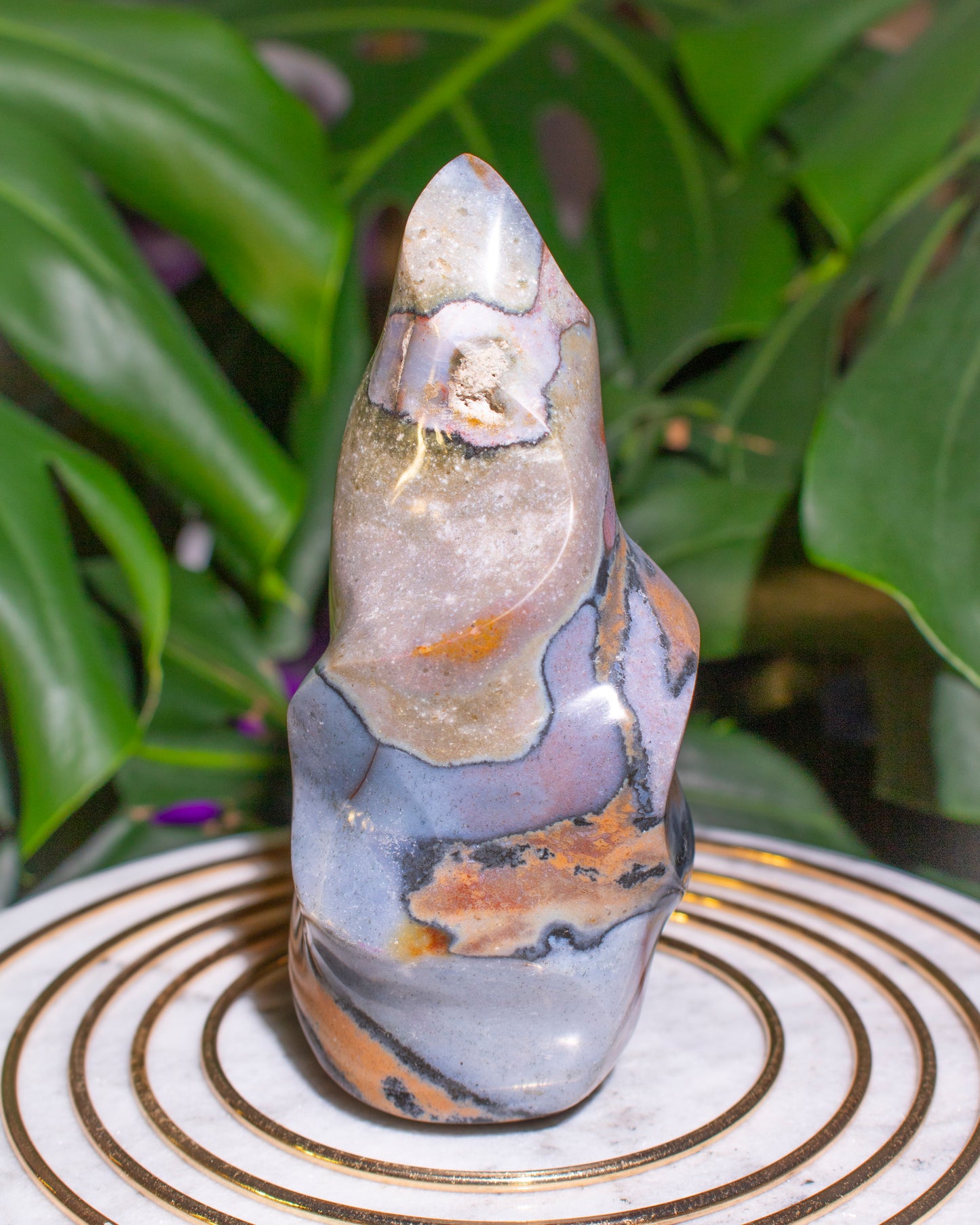 Blue Ocean Jasper Flame