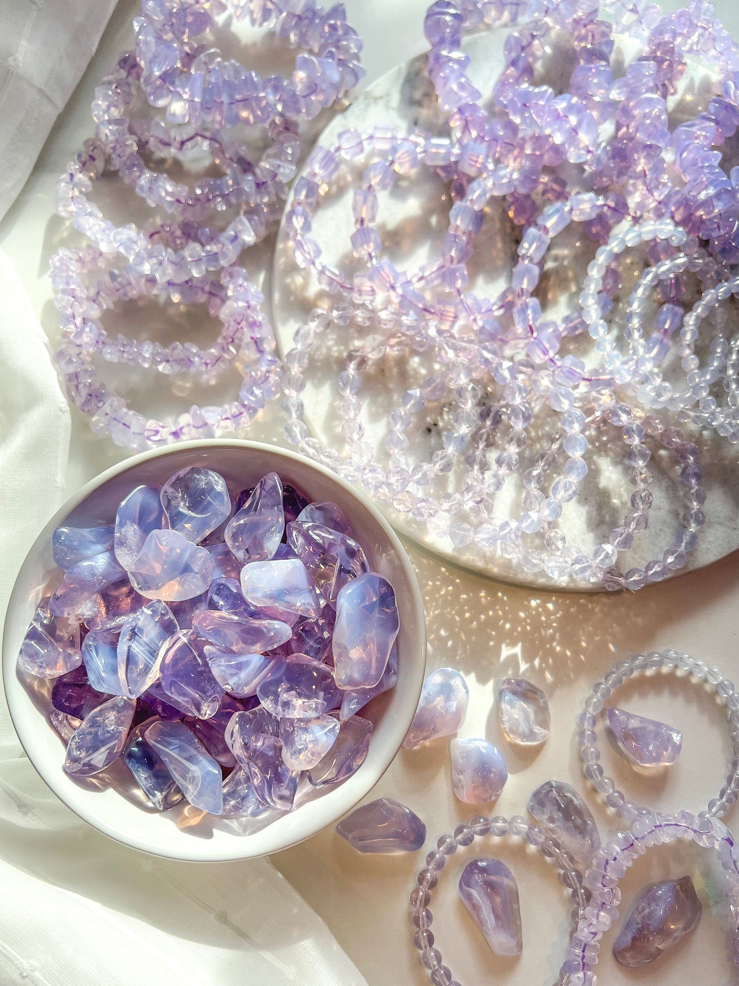 Lavender Moon Quartz Tumble