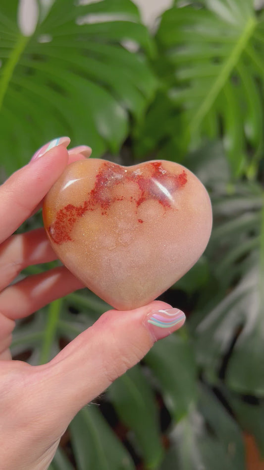 Pink Amethyst Heart