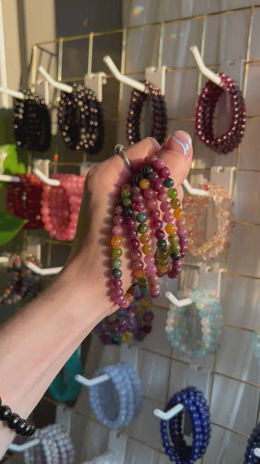 Rainbow Tourmaline Bracelet