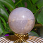 Large Blue Rose Quartz Sphere