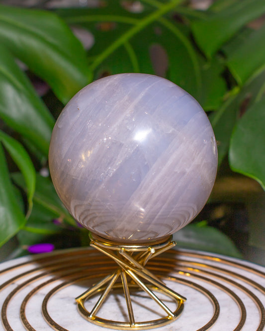 Large Blue Rose Quartz Sphere (#2)